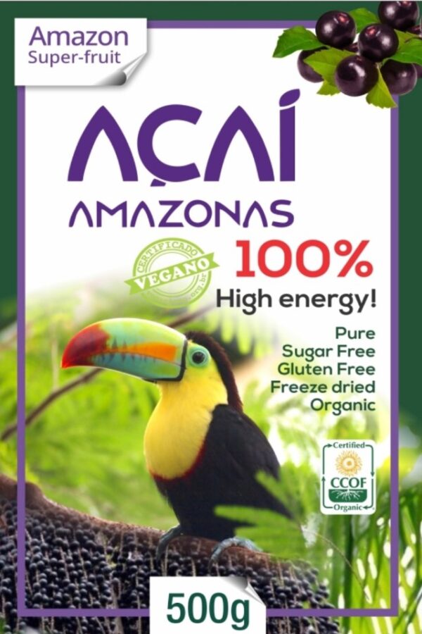 111-AMAZONAS 100% ORGANIC 아사이 가루 500g